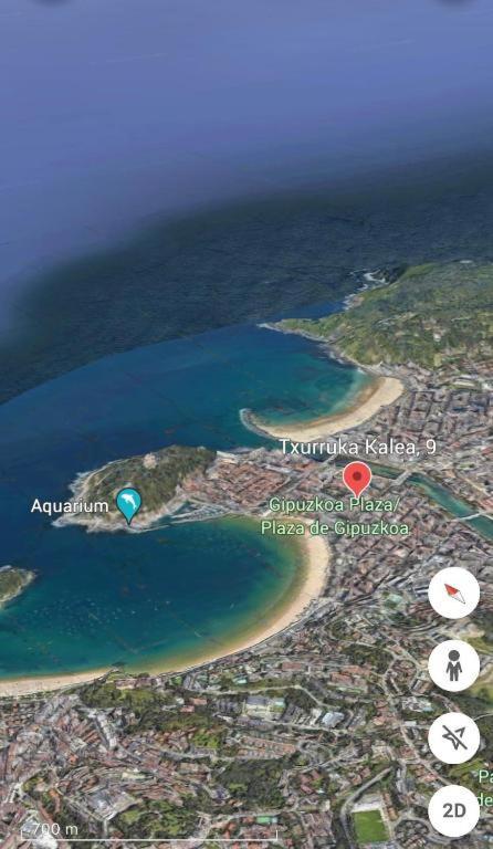 Apartamento Mentura Centro De San Sebastian Parking Free Bagian luar foto